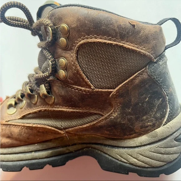 Timberland Brown Genuine Leather Hiking Boots - Picture 9 of 12